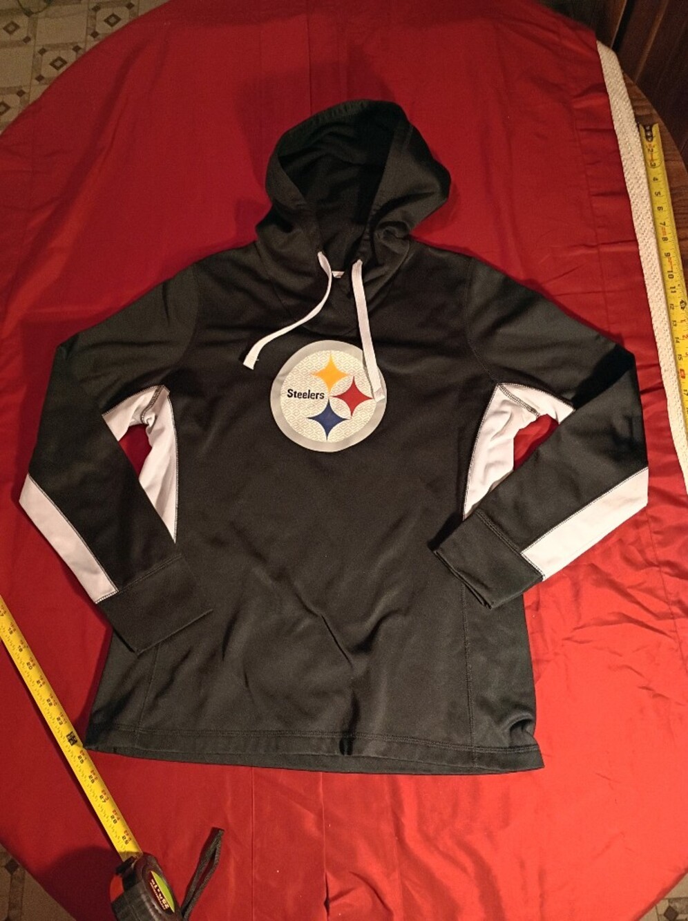Pittsburgh Steelers Black Pullover Hoodie for Women